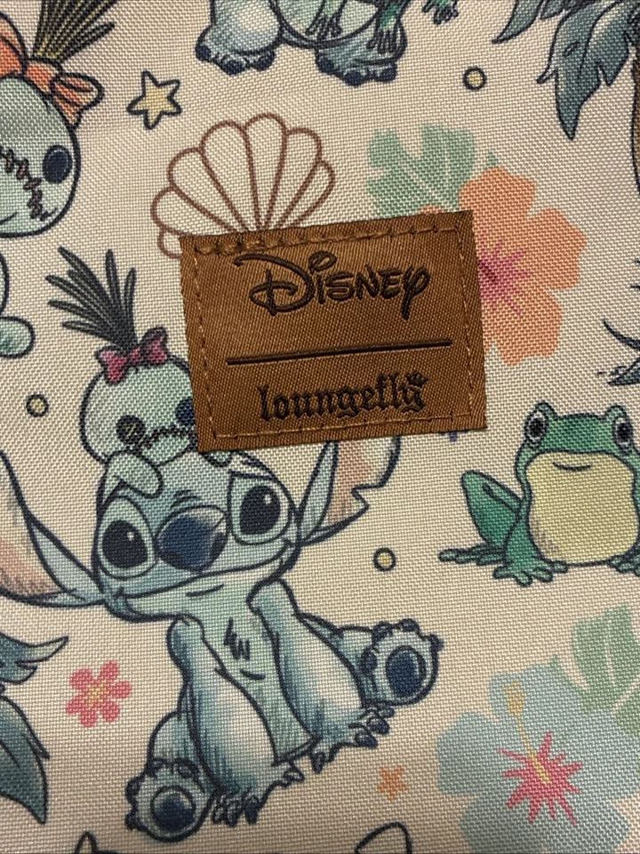 Mochila Disney Stitch de Loungefly Nueva con Etiquetas Muñeca Vudú Rana Mash Up Foto 3 de 4