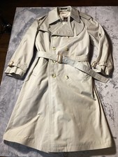 Europe Craft Trench Coat Vintage Tan Unisex B...