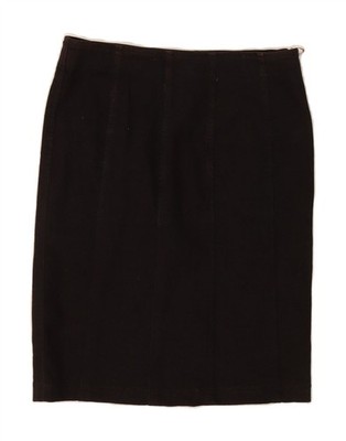 LAURA BIAGIOTTI Damen gerader Rock IT 44 mittelbraun Baumwolle AK11