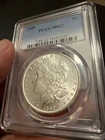 1889-P  Morgan Dollar PCGS MS62 $1 Silver Coin. NICE!