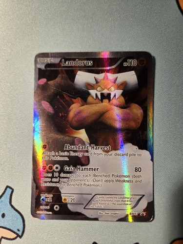 [HP] Landorus BW43 - Full Art Black White Black Star Promos Pokemon TCG