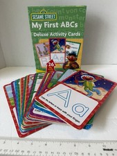 My First ABCs Deluxe Activity Cards   Sesame Street   26 Cards