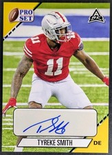 2021 Leaf Pro Set College - Autographs Tyreke Smith #PS-TS3 Gold (AU, RC)