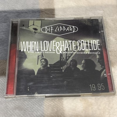 DEF LEPPARD - When Love & Hate Collide CD1 & CD2 in DOUBLE CD CASE Single