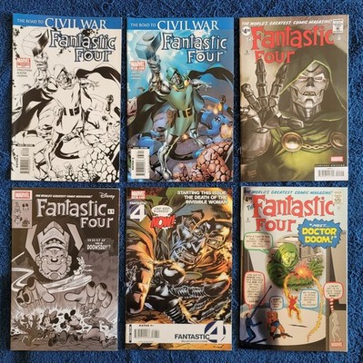  DOCTOR DOOM LOT OF 6  SOME VARIANT COVERS