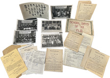 Vintage 1930s 1960s Missoula Montana school photos report cards Dunn history lot