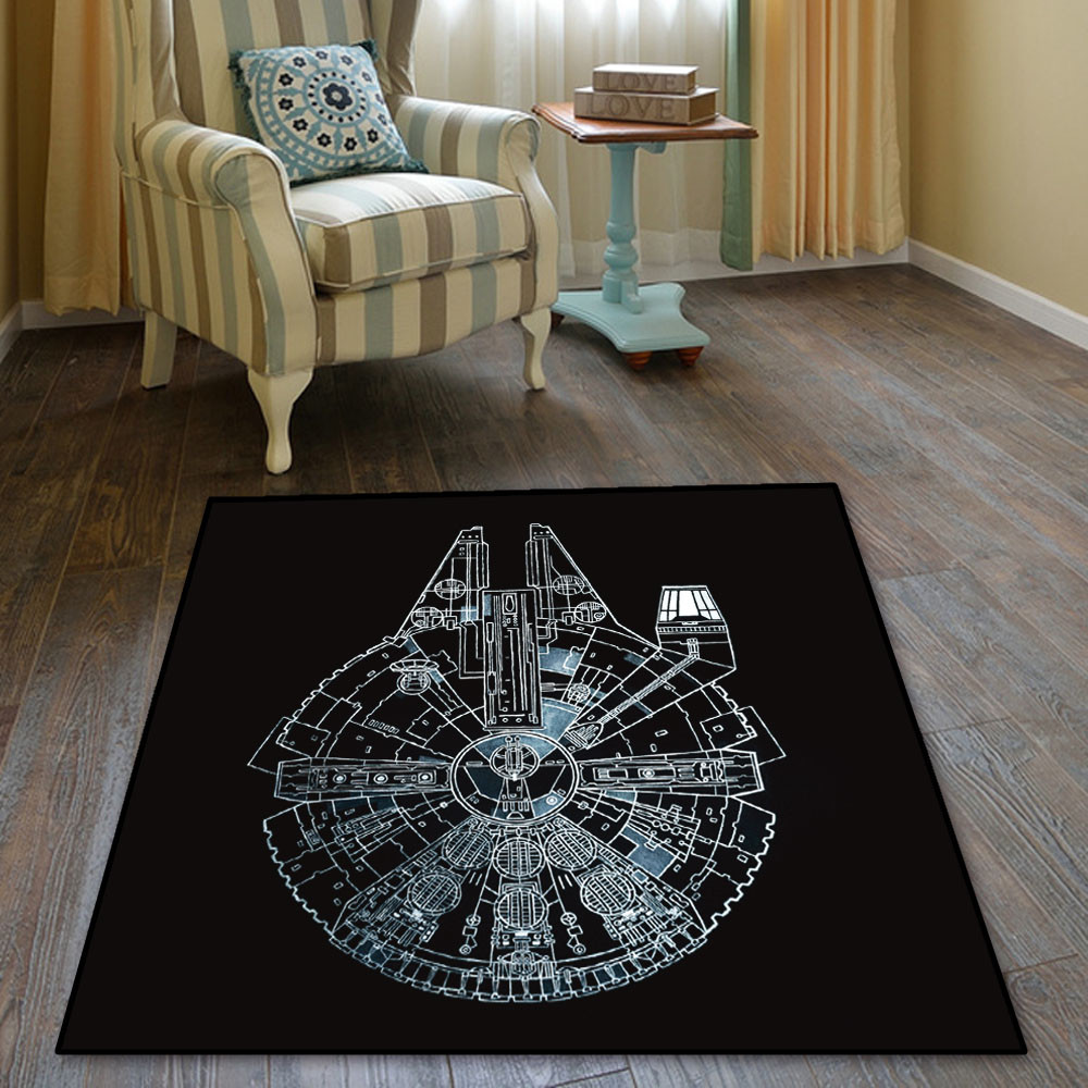 millennium falcon rug