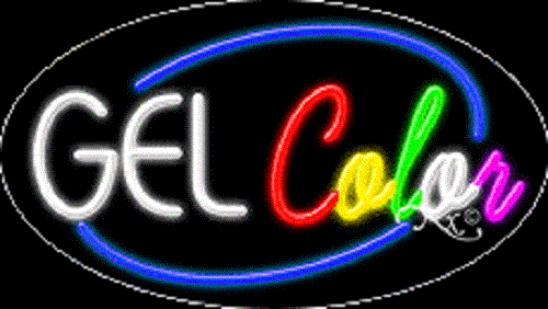 NEW “GEL COLOR" 30x17 OVAL BORDER REAL NEON SIGN W/CUSTOM OPTIONS 14589 - Picture 1 of 3