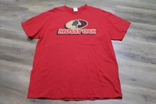 Mossy Oak Hunting Outdoors Logo Graphic Red T-Shirt Men's XL