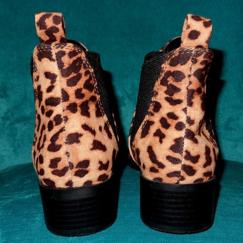*NEW* A New Day Krista Leopard Print Booties sz 6.50 - Picture 4 of 7