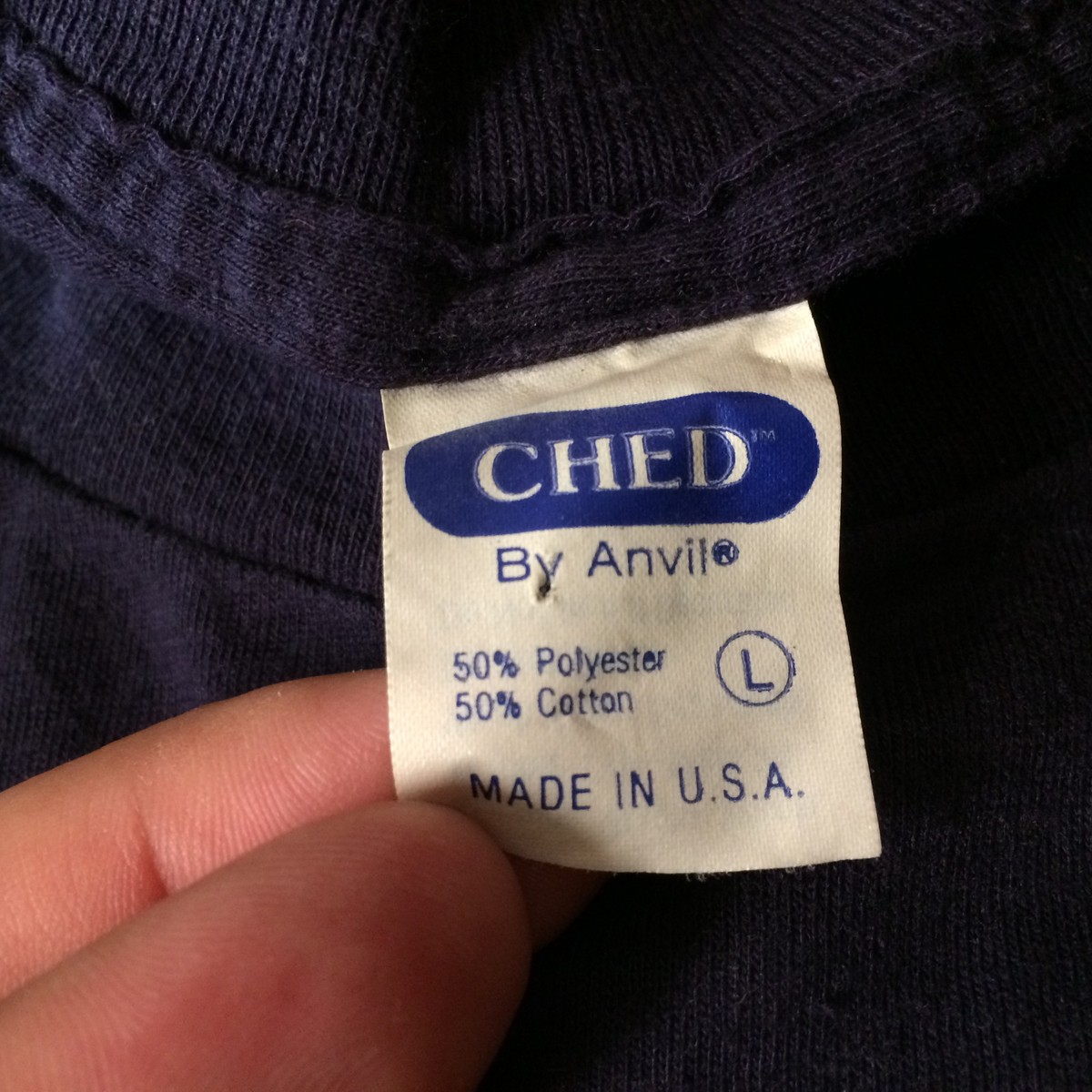 Rare Vintage 70s CHED Anvil Tag Urban Barbarian Graffiti Comic T 