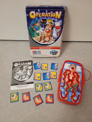 MB Games/Hasbro: 2005 Operation Operate on the go! es fehlt eine Münze in grün