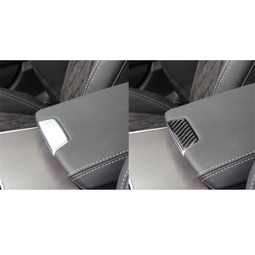 Carbon Fiber Inteior Armrest Box Decorative Cover Trim For Audi A6 C8 2019-2021 - Picture 9 of 12