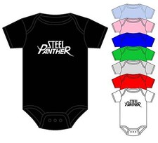 STEEL PANTHER BABY GROW VEST DEATH TO ALL BUT METAL GLAM ROCK HEAVY METAL 0-18 M