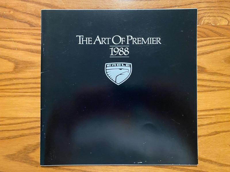 1988 Eagle Premier Sales Brochure - 32-page - The Art Of Premier 1988 - Nice!