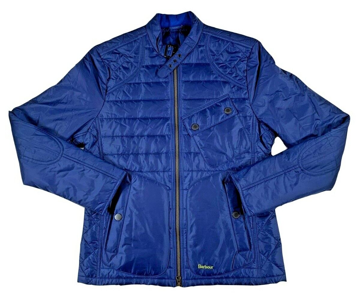 Barbour Mens Jacket Retail Blue Medium MQU1040BL54 SALE
