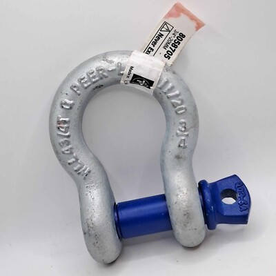 PEER-LIFT 3/4'' 20MM Shackle WLL 4 3/4 Ton Max 8058705 New