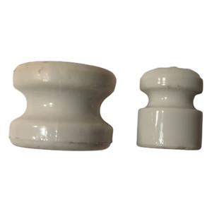 Vintage 1930s porcelain electric fence insulator 