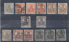 Deut. Reich 1916/18 Nr. 98-104  gest. überkomplett- undurchsucht: Farbe/Stempel 