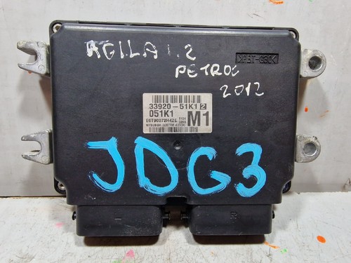 VAUXHALL OPEL AGILA B 1.2 BENZINMOTOR STEUERGERÄT ECU 3392051K1 33920-51K1