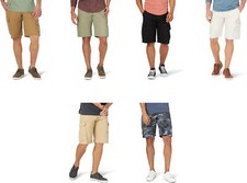 Wrangler Authentics Men's Stretch Twill Cargo Shorts