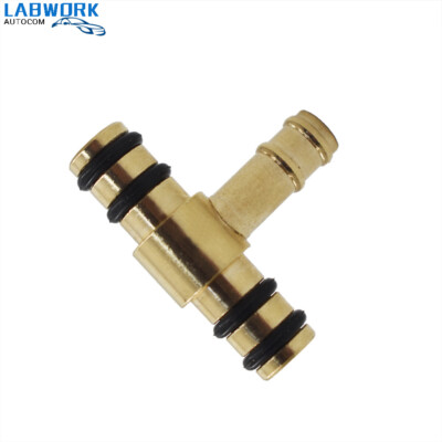 2PCS Brass Fuel Tee Fittings For Yamaha XS750 & XS1100E Carburetors - Part 2H7-14988-00