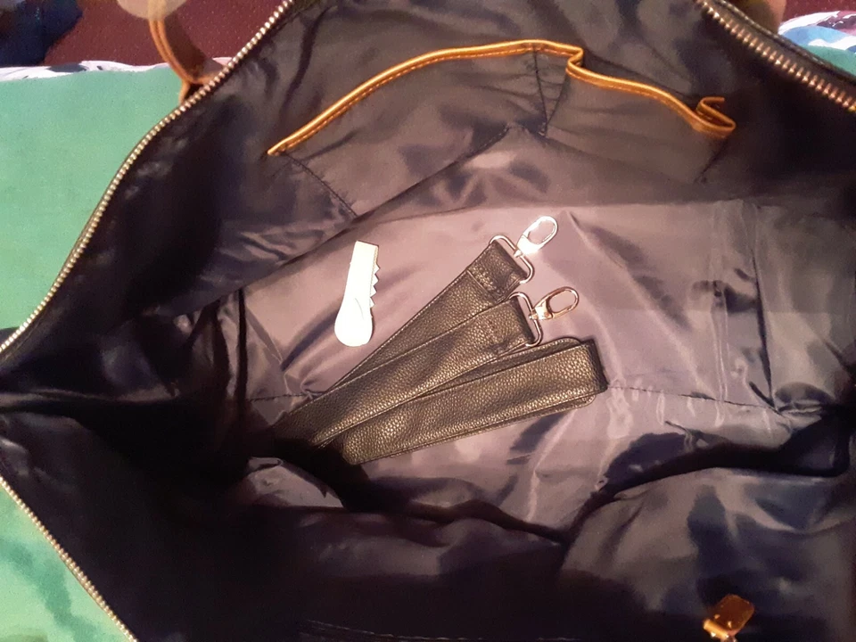 Bolso de fin de semana Brouk Co. azul marino The Alpha nuevo con etiquetas Foto 4 de 4