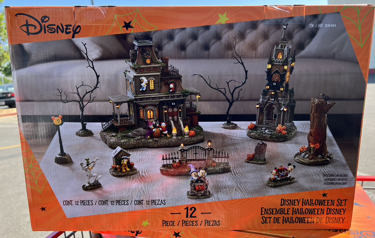 Disney Halloween Village Set, 12-piece