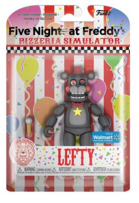 Five Nights At Freddys Pizzeria Simulator Lefty Walmart Exclusive Pizza  LEFTE