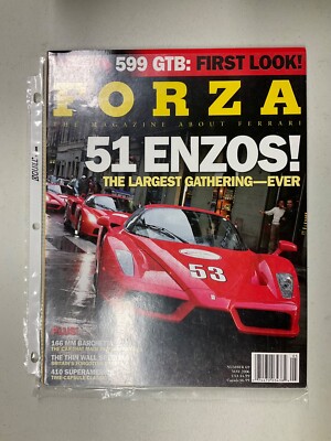 #069 Forza Ferrari Magazine 51 ENZOS! The Largest Gathering - EVER! 166MM 410