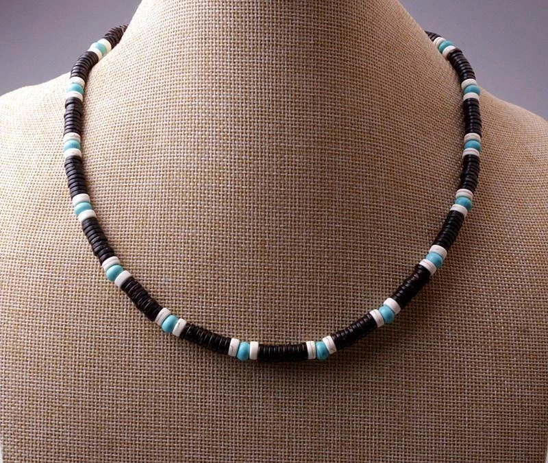 Coconut bead necklace online