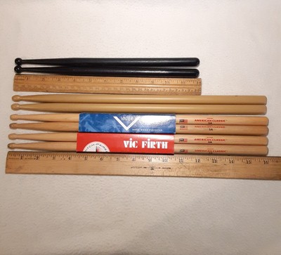 VIC FIRTH TA Drum-Stick 5A – American Classic Serie, Hickory, Wood-Tip, Für Schlagzeuger