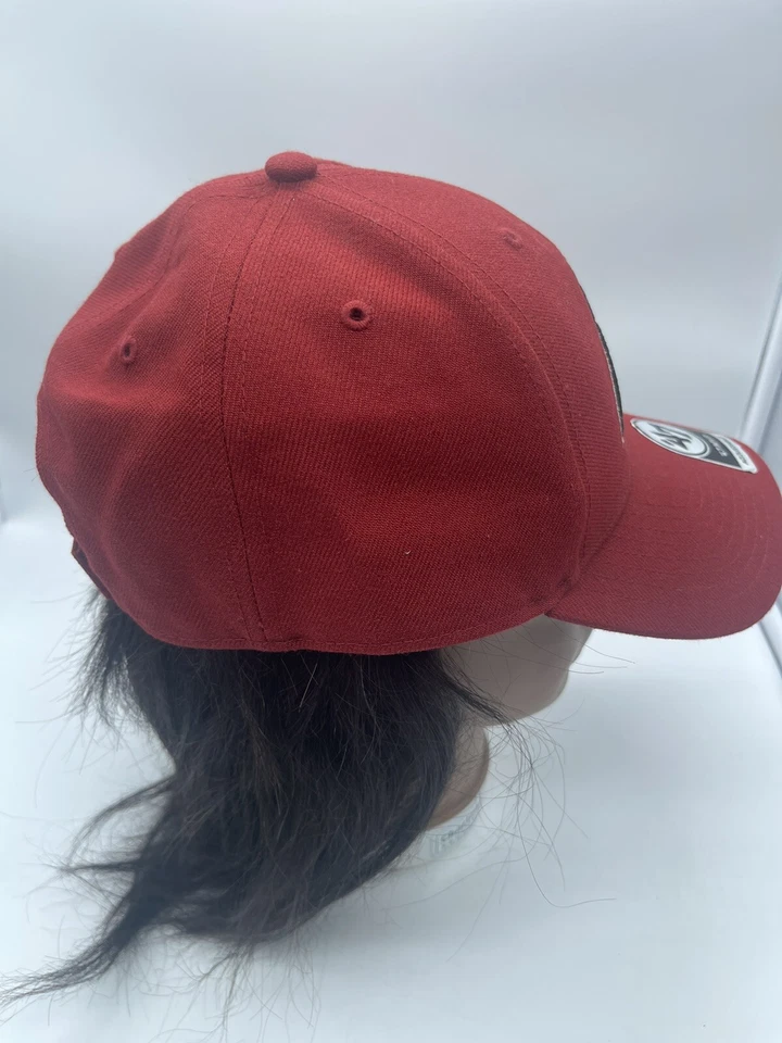 ARIZONA DIAMONDBACKS Hat Cap Strap Back RED Adjustable New With Sticker - Image 3 of 4