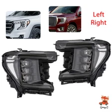 2PCS LED Head Lamps Fits For 2021-2023 GMC Yukon (XL) Headlights Assembly RH+LH
