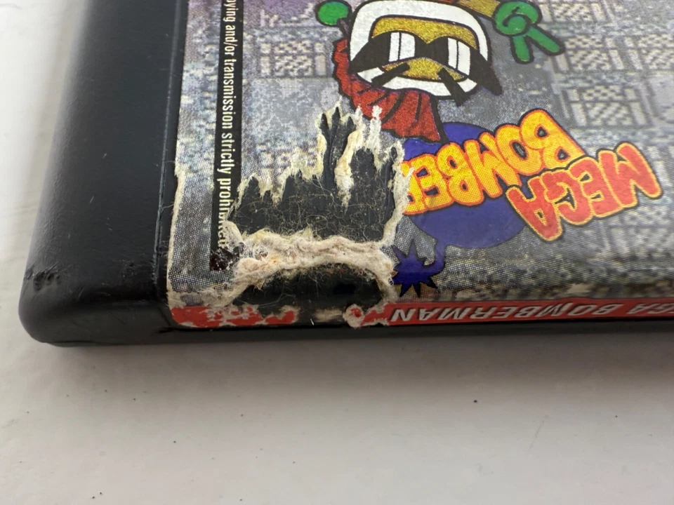 Mega Bomberman (Sega Genesis, 1994) Authentic Cartridge Only Tested - MEGA HIT - Image 4 of 4