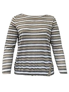 Suéteres para mujer a rayas Casual Athleta