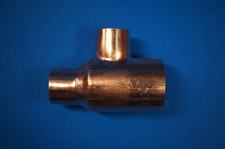 HVAC Copper Fitting Reducing Tee 1-3/8" x 7/8" x 7/8" ID