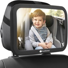 Safety Baby Car Seat Mirror - Wide Shatterproof Backseat Infant Car Mirror for