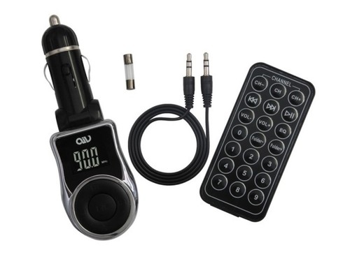 AIV Émetteur FM USB SD Affichage Prise Auto-Radio AUX Lecteur MP3 Adaptateur Kfz