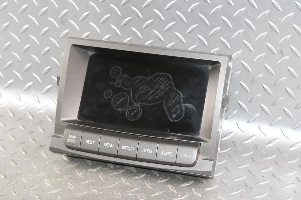 03-06 GX470 *PARTS ONLY* Audio Radio Stereo Display Screen Navigation Nav OE WTY Foto 3 de 4