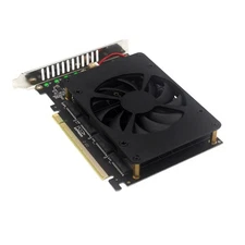 NVME M.2 MKEY SSD 4-Disk Soft RAID Adapter Card W/Fan PCIE 3.0/4.0 4*32Gbps