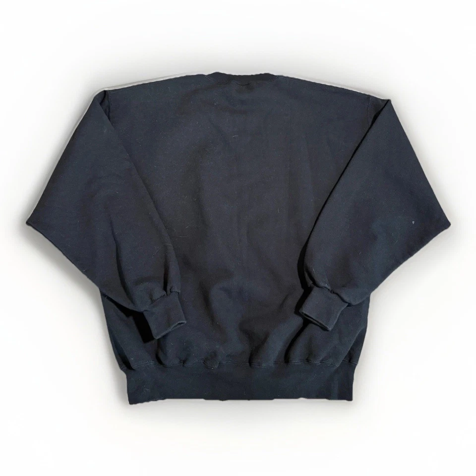 Sudadera retro vintage años 90 EE. UU. de prueba y prejuicio para hombre talla L cuello redondo (A11) Foto 4 de 4