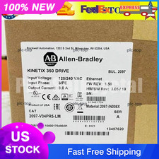 2097-V34PR5-LM NEW Factory Sealed Kinetix 350 Servo Drive DHL UPS