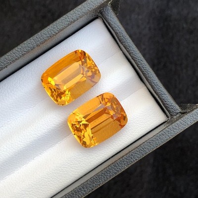 19.45 Carat Natural Yellow Citrine | Brazilian | Fancy Cut Loose Gemstone