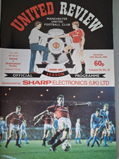 Manchester United v Nottingham Forest 18th March 1989 FA Cup