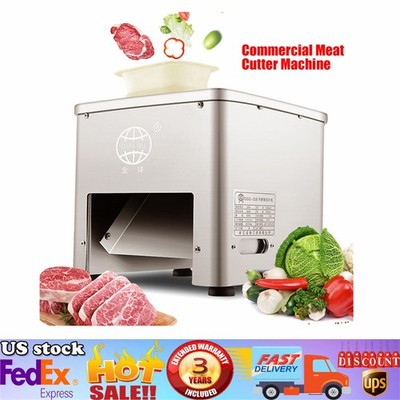 160KG  Electric Meat Cutting Cutter Machine Slicer Dicer+3.5mm Blade Commercial