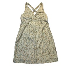 Le Lis Floral Mini Dress Womens Medium Yellow Cottagecore Summer Sundress