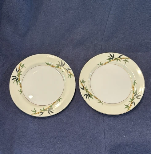 Set of 2 Vintage Kent China Bali Hai Bread & Butter Plate 6 5/8" Japan