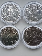 50p Coin Job Lot..X 4 King Charles Peterpan Coins In Mint Condition