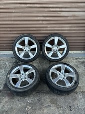 2010-2015 Chevy Camaro Ss Oem 5 Spoke Silver Wheels Set 5x120 20x9 20x8 - 137d